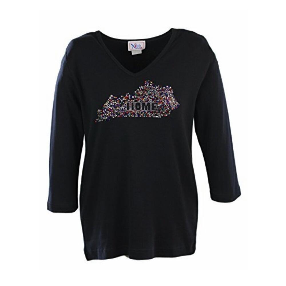 Kentucky Home Crystal Ladies Top*